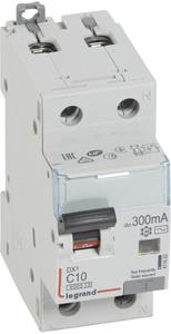 Фото Legrand DX3 411022 Автоматический выключатель дифференциального тока однополюсный 10А (тип AC, 6 кА)