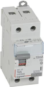 Фото Legrand DX3 411550 Выключатель дифференциального тока двухполюсный 16А 0.01А (тип А)