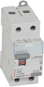 Фото Legrand DX3 411515 Выключатель дифференциального тока двухполюсный 40А 0.1А (тип AC)