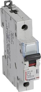 Фото Legrand DX3-E 407257 Автоматический выключатель однополюсный 2А (6 кА, C)