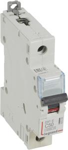 Фото Legrand DX3-E 407268 Автоматический выключатель однополюсный 50А (6 кА, C)