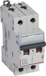 Фото Legrand DX3-E 407275 Автоматический выключатель двухполюсный 10А (6 кА, C)