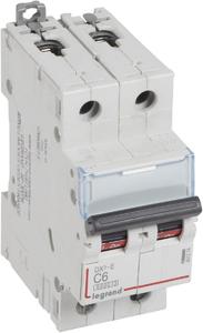 Фото Legrand DX3-E 407274 Автоматический выключатель двухполюсный 6А (6 кА, C)