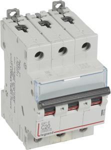 Фото Legrand DX3-E 407292 Автоматический выключатель трехполюсный 20А (6 кА, C)