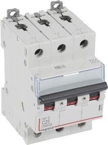 Фото Legrand DX3-E 407293 Автоматический выключатель трехполюсный 25А (6 кА, C)