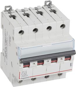 Фото Legrand DX3-E 407308 Автоматический выключатель четырехполюсный 32А (6 кА, C)