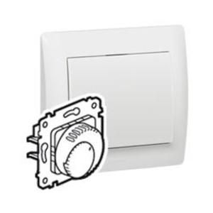 Фото Legrand Galea Life 775815 Терморегулятор поворотный +5…+30°С (5 А, 230 В, под рамку, с/у, белый)
