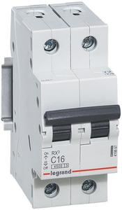 Фото Legrand RX3 419702 Автоматический выключатель двухполюсный 50А (4.5 кА, C)