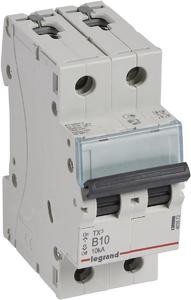 Фото Legrand TX3 403872 Автоматический выключатель двухполюсный 10А (10 кА, B)