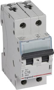 Фото Legrand TX3 403930 Автоматический выключатель двухполюсный 16А (10 кА, C)