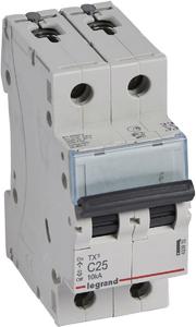 Фото Legrand TX3 403932 Автоматический выключатель двухполюсный 25А (10 кА, C)