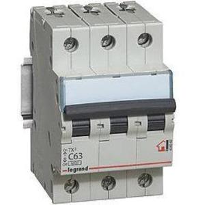 Фото Legrand TX3 404053 Автоматический выключатель трехполюсный 6А (6 кА, C)