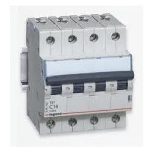 Фото Legrand TX3 404072 Автоматический выключатель четырехполюсный 25А (6 кА, C)