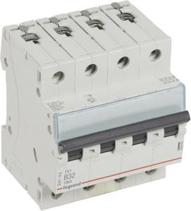 Фото Legrand TX3 403905 Автоматический выключатель четырехполюсный 32А (10 кА, B)