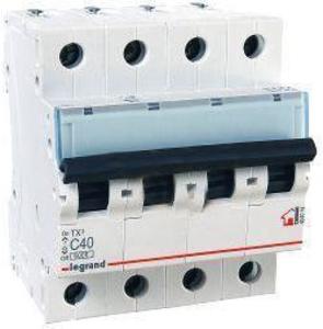 Фото Legrand TX3 404073 Автоматический выключатель четырехполюсный 32А (6 кА, C)
