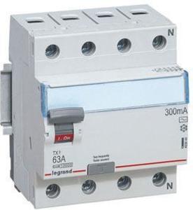 Фото Legrand TX3 403043 Выключатель дифференциального тока четырехполюсный 40А 0.3А (тип AC)