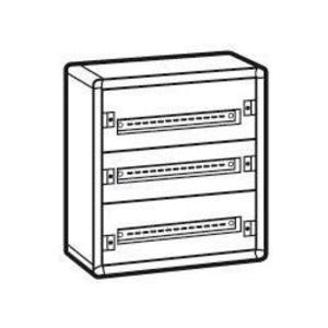 Фото Legrand 020003 XL3 160 Шкаф метал. 3 рейки 72М 600х575х147 без дверцы