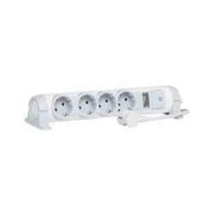 Фото Legrand ''Комфорт и безопасность'' 694641 Сетевой фильтр 4-местный 1.5 м (с индикатором, з/к, 16 А)