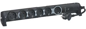 Фото Legrand ''Комфорт и безопасность'' 694613 Сетевой фильтр 6-местный 1.5 м (з/к, 16 А, черный)