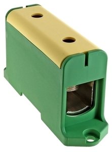 Фото EKF plc-kvs-35-240-y-green Клемма силовая вводная КСВ 35-240 желто-зеленая PROxima