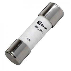 Фото EKF pvc-10x38-4 Плавкая вставка цилиндрическая ПВЦ (10х38) 4А PROxima