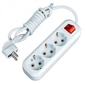 Фото EKF UBA16-310-3-03i Удлинитель Эксперт 3 гнезда 3 метра 16А/3,5кВт с выключателем и заземлением ПВС 3х1 PROxima