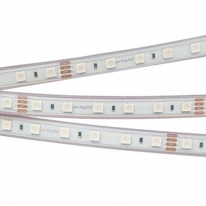 Фото Arlight RTW 2 RGB 2x 010366 Светодиодная лента 24В (5060, IP66, 300 LED, LUX, 5 м)