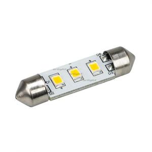 Фото Arlight 019430 Автолампа ARL-F37-3E Warm White (10-30V, 3 LED 2835)