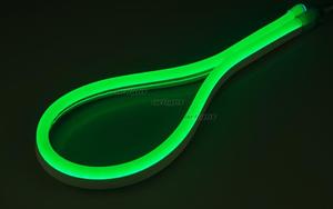 Фото Arlight ARL-CF 021527 Гибкий неон 24В Green (2835, IP65, 26x15 мм, 50 м)