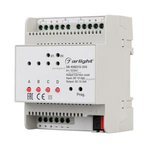 Фото Arlight 023041 Диммер SR-KN0310-DIN (12-36V, 4x4A)