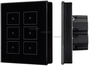 Фото Arlight 023038 Панель Sens SR-KN0611-IN Black (KNX, DIM)