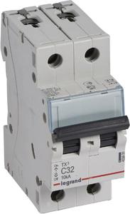 Фото Legrand TX3 403933 Автоматический выключатель двухполюсный 32А (10 кА, C)
