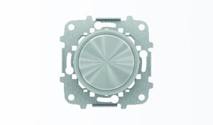 Фото ABB Sky Moon 2CLA860000A1401 Заглушка с суппортом (под рамку, скрытая установка, хром)