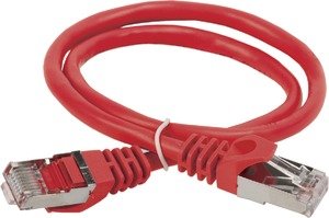 Фото IEK PC04-C5EF-1M5 ITK Коммутационный шнур (патч-корд), кат.5Е FTP, 1,5м, красный