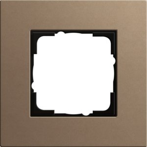 Фото Gira Esprit Linoleum-Multiplex 0211221 Рамка 1-постовая (светло-коричневая)