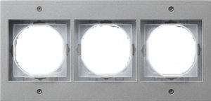 Фото Gira TX_44 021365 Рамка 3-постовая (алюминий)
