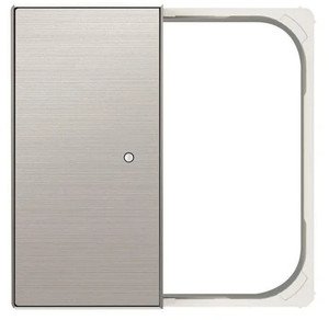 Фото ABB Sky Niessen 2CLA852640A1401 Клавиша двойная (нержавеющая сталь)