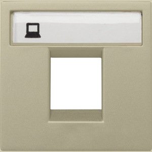 Фото ABB Zenit 2CLA221810N1901 Крышка телефонной/компьютерной розетки (шампань)