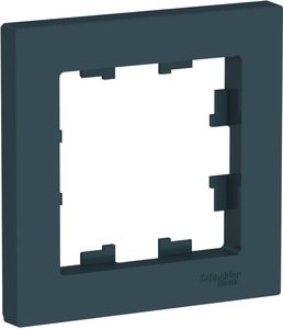 Фото Schneider Electric AtlasDesign ATN000801 Рамка 1-постовая (изумруд)