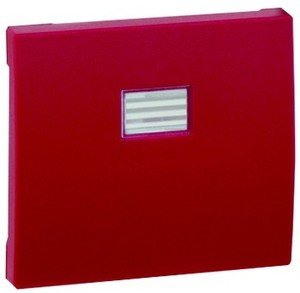 Фото Simon 44 Aqua 4400010-037 Клавиша одиночная (подсветка, красная)