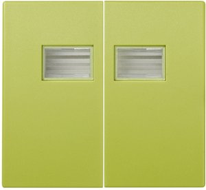 Фото Simon 44 Aqua 4400026-065 Клавиша двойная (подсветка, фисташковая)