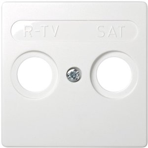 Фото Simon 73 Loft 73097-60 Крышка розетки телевизионной (R/TV+SAT, белая)