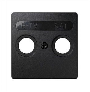 Фото Simon 73 Loft 73097-62 Крышка розетки телевизионной (R/TV+SAT, графит)