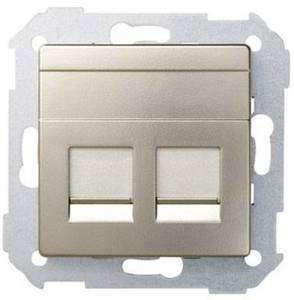 Фото Simon Simon 82 82006-34 Крышка розетки информационной (2хRJ45/RJ12, шампань)