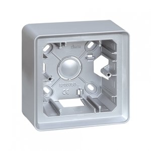 Фото Simon 82 Detail 8200750-093 Коробка монтажная 1 пост (накладная, алюминий)