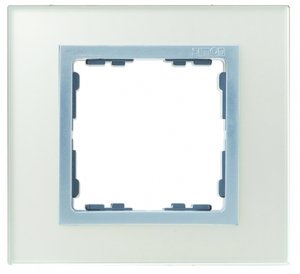 Фото Simon 82 Nature 82917-62 Рамка 1-постовая (серебро/алюминий)