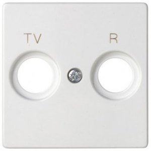 Фото Simon Simon 82 82053-30 Крышка розетки телевизионной (R+TV, белая)