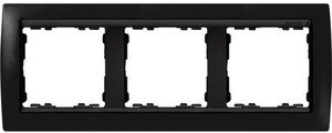 Фото Simon Simon 82 82832-32 Рамка 3-постовая (графит)
