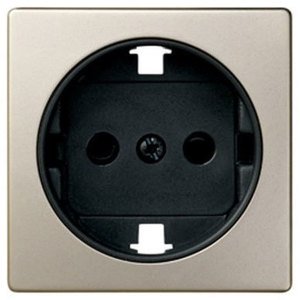 Фото Simon Simon 82 82041-34 Крышка розетки (з/к, шторки, шампань/графит)