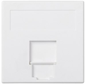 Фото Simon 500 Cima 50000085-030 Адаптер для RJ45 (шторки, белый)